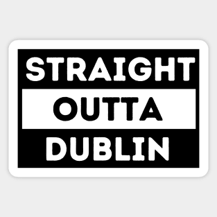 Straight outta dublin (dublin, ireland, save zoo, elephant, save dublin zoo, zoo, dublin zoo, dublin facemask, dublin city, dublin pride, dublin love) Sticker